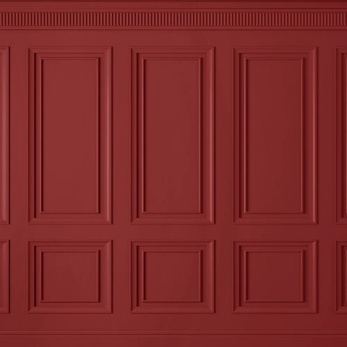 Crimson Wainscoting