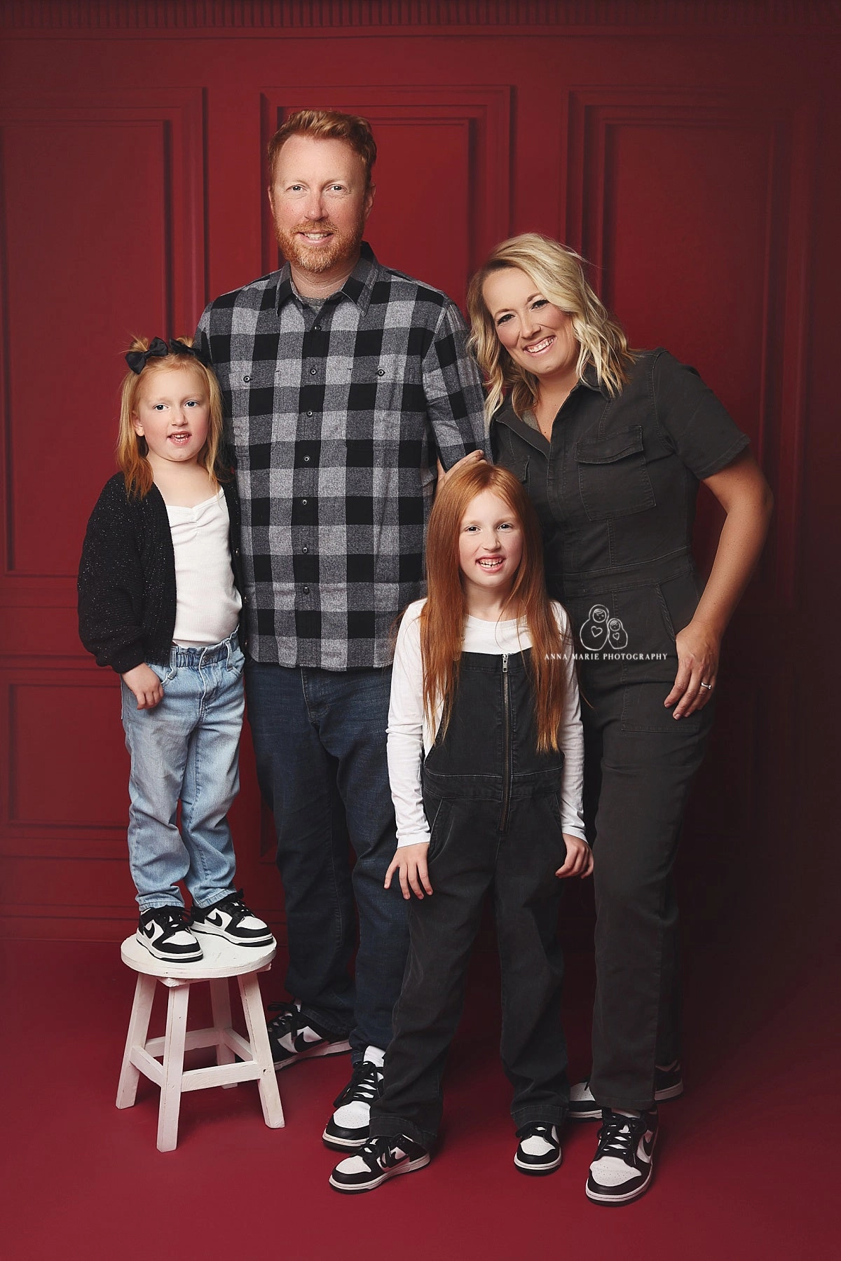 Crimson Wainscoting
