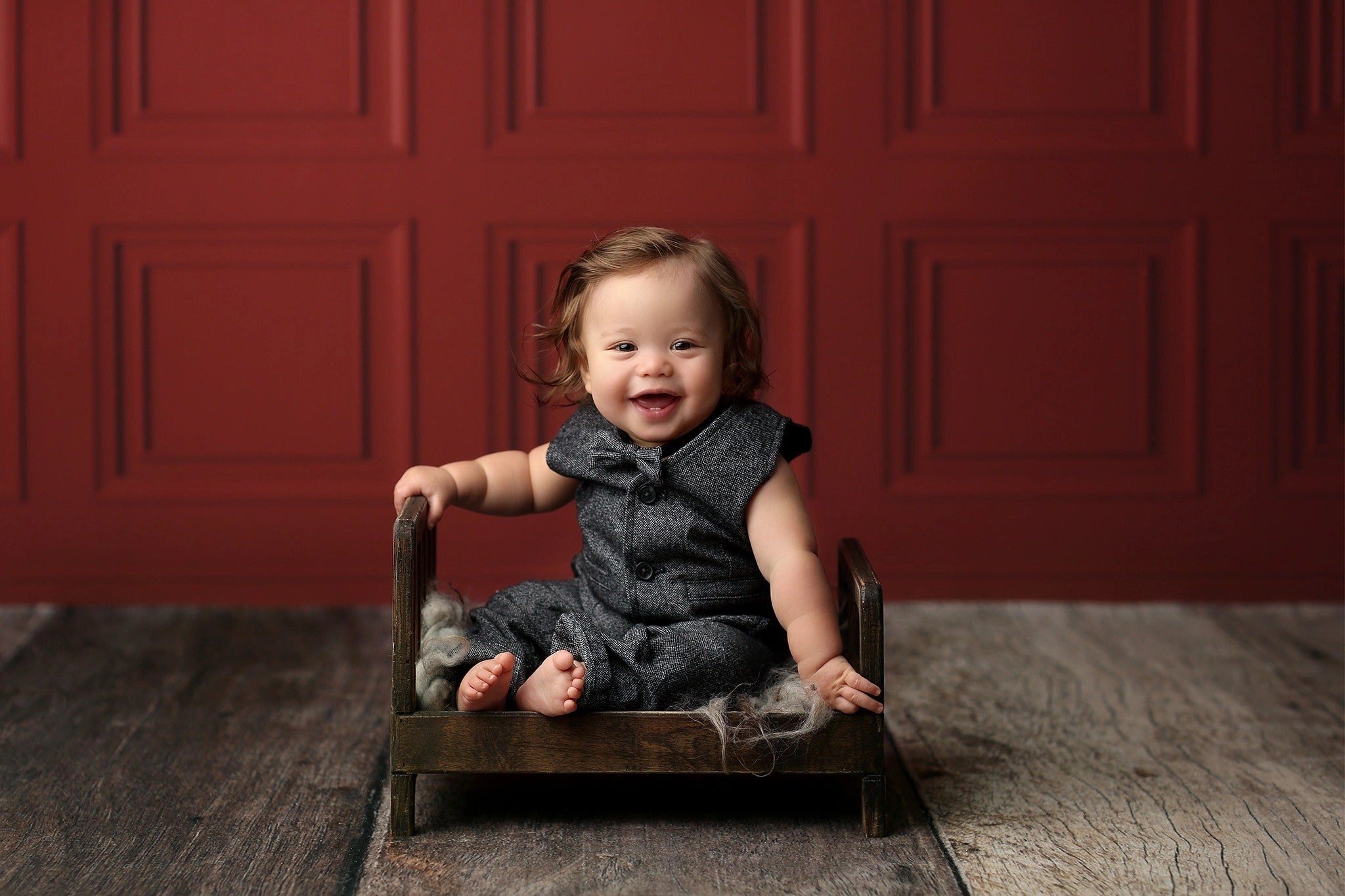 Crimson Wainscoting