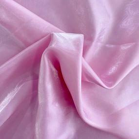 Crystal Shimmer Satin - Pink