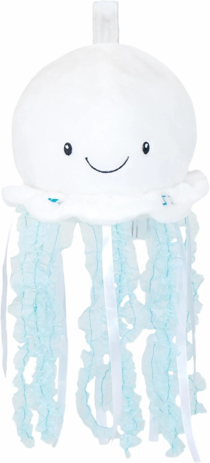 Cuddle Barn - Jellyfish Bubbles | Stuffed Animal Fish Animated Musical Plush Toy for Babies with Night Light Glow and Volume Control, 12 inches