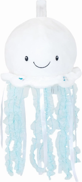 Cuddle Barn - Jellyfish Bubbles | Stuffed Animal Fish Animated Musical Plush Toy for Babies with Night Light Glow and Volume Control, 12 inches
