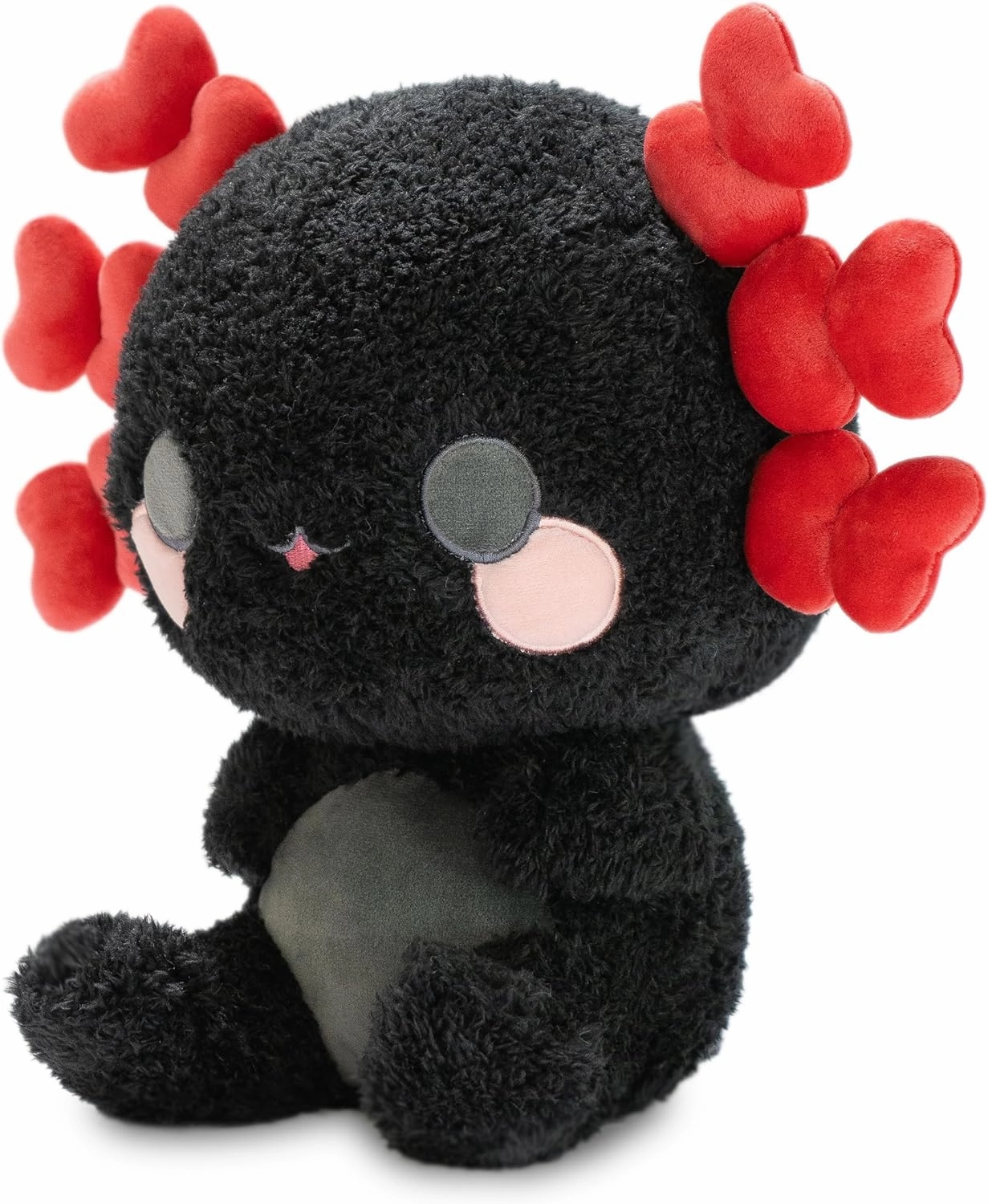 Cuddle Barn PlushGoals - Nola The Nocturnal Axolotl | Super Soft Cute Kawaii Goth Collectible Stuffed Animal Plush, 10 inches