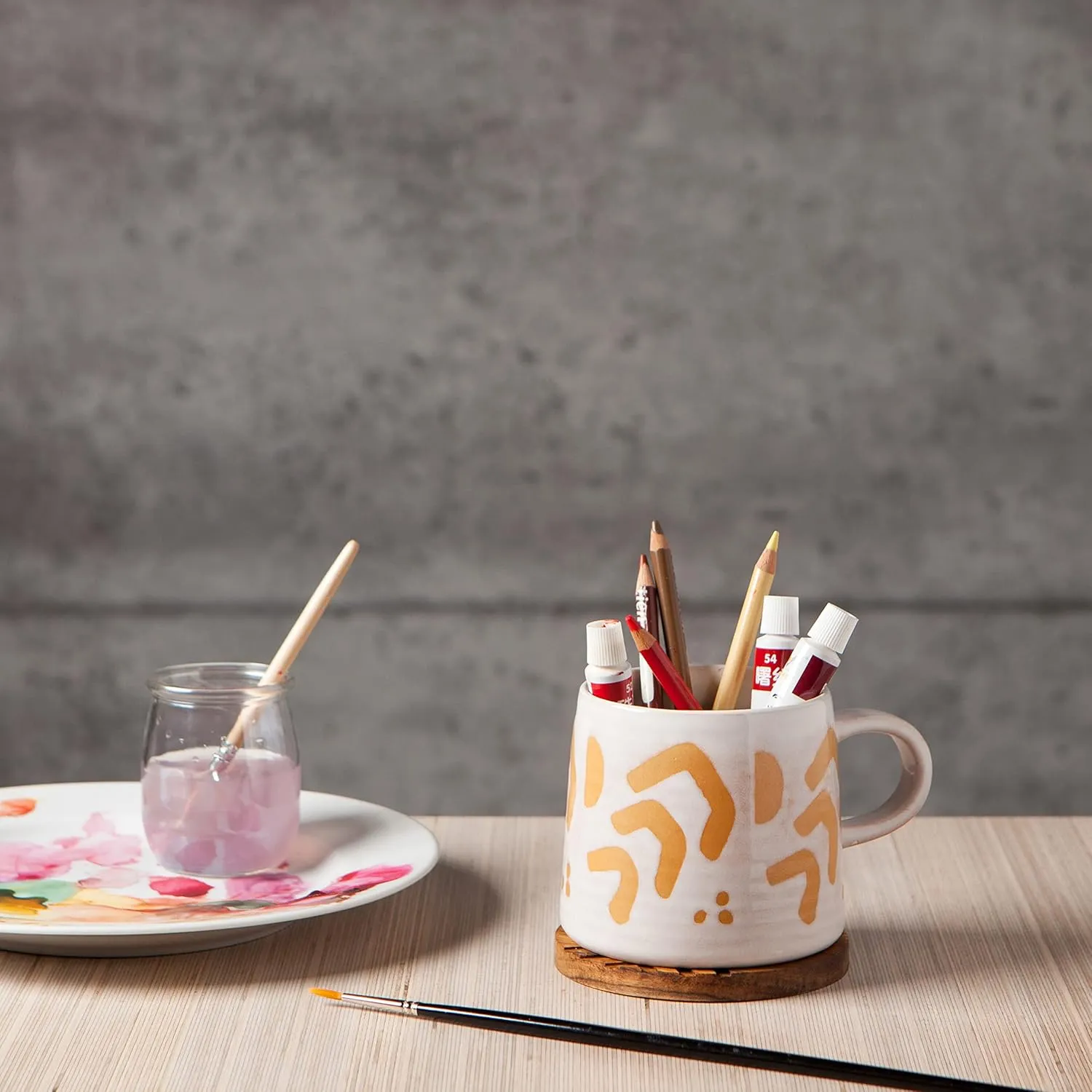 Danica Studio Echo Imprint Ceramic Mugs 14 oz