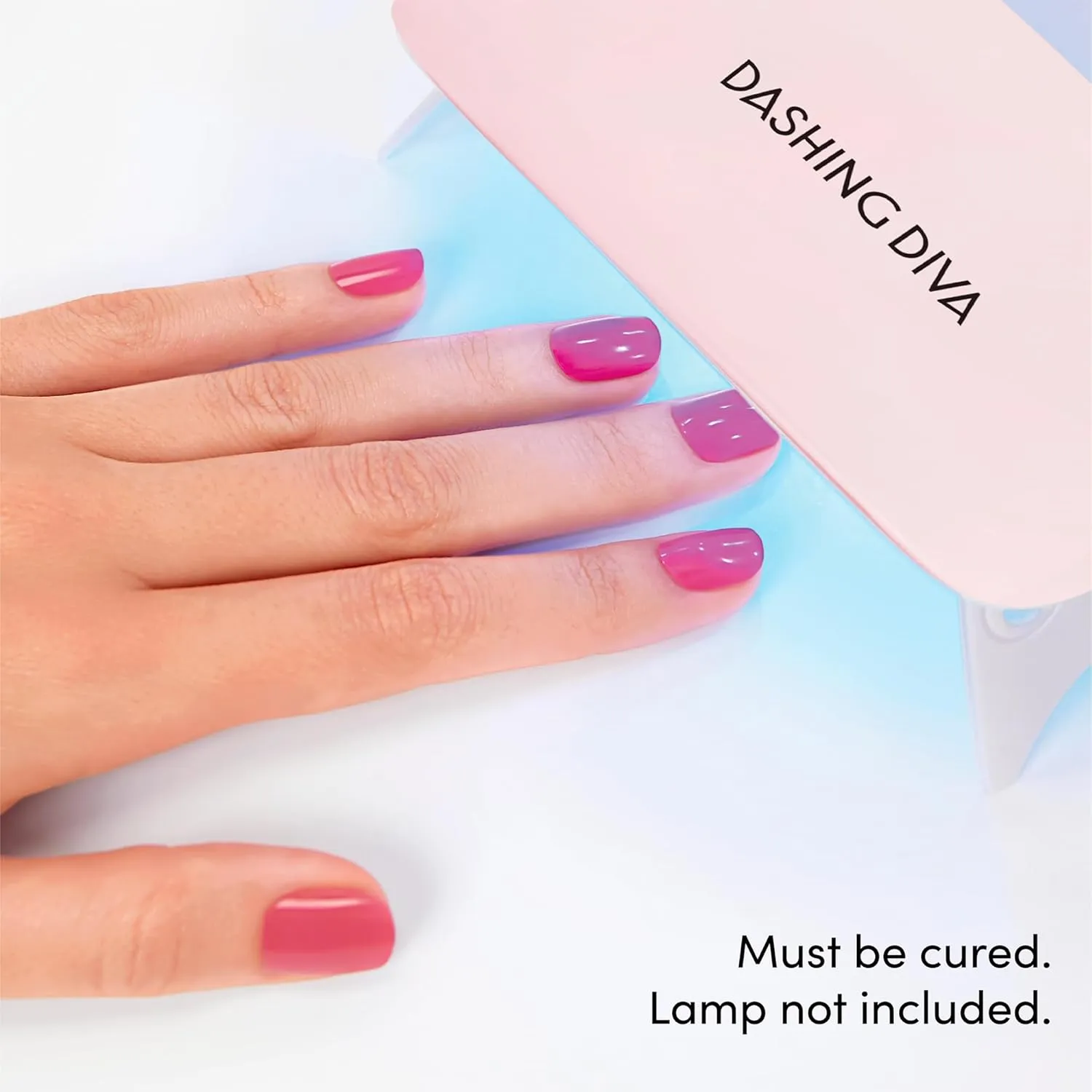 Dashing Diva Glaze Nail Strips - All Wrapped Up | Works with Any LED Nail Lamp | Long Lasting, Chip Resistant, Semicured Gel Nail Strips | Contains 32 Salon Quality Nail Wraps, 2 Prep Pad, 1 Nail File