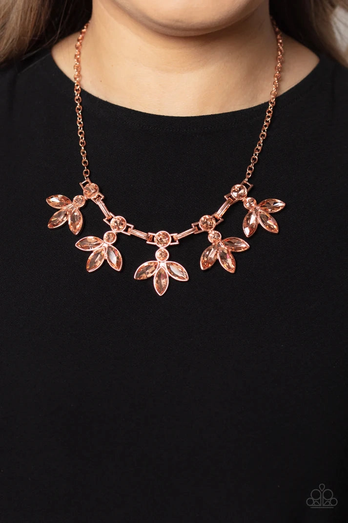 Dauntlessly Debonair - Copper Necklace
