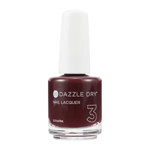 Dazzle Dry Nail Lacquer (Step 3) - Passionate Red - A deep red wine with a dark twist. (0.5 fl oz)
