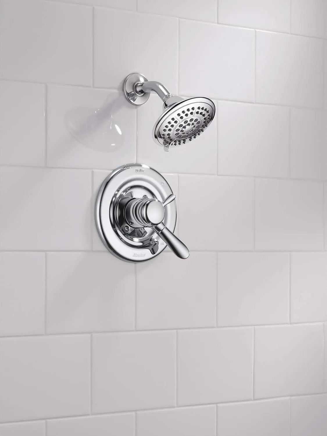 Delta Faucet Lahara 17 Series Dual-Function Shower Trim Kit with 5-Spray Touch-Clean Shower Head, Chrome T17238 (Valve Not Included)