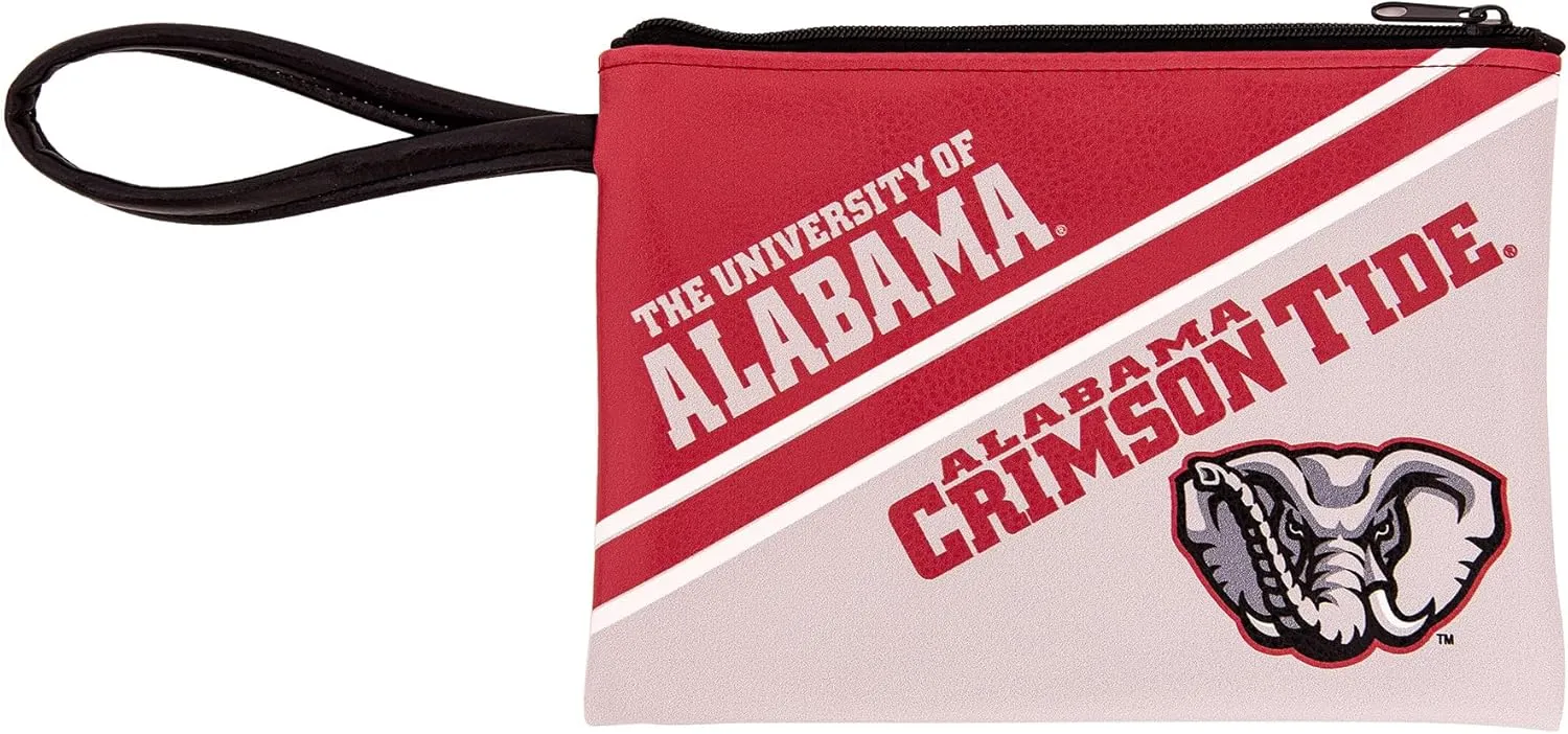 Desert Cactus University of Alabama Wristlet Crimson Tide Bama UA Vegan Leather (Wristlet)