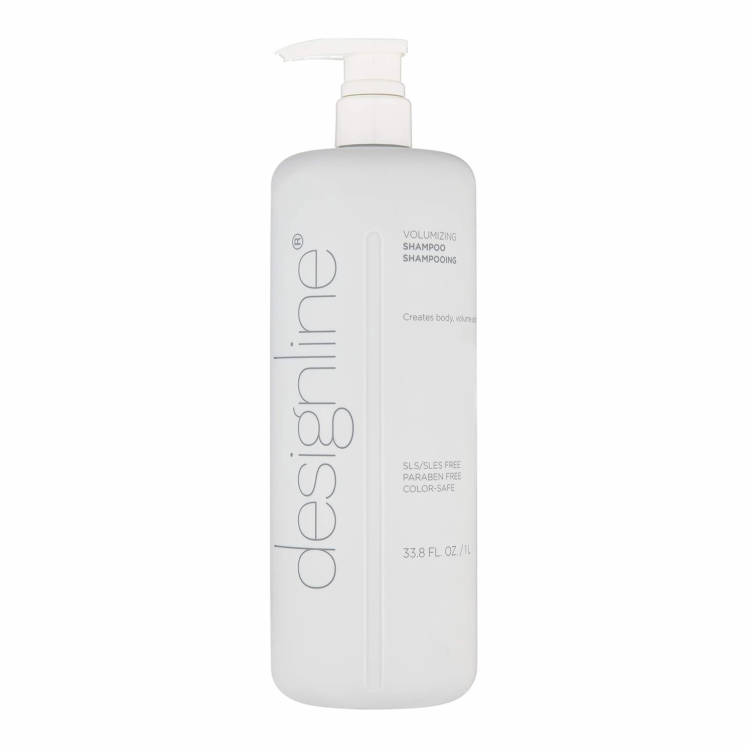 DESIGNLINE Volumizing Shampoo, 33.8 oz - Regis Sulfate Free Formula Gently Volumizes and Cleanses Hair to Create Body, Volume and Fullness (33.8 oz)