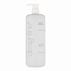 DESIGNLINE Volumizing Shampoo, 33.8 oz - Regis Sulfate Free Formula Gently Volumizes and Cleanses Hair to Create Body, Volume and Fullness (33.8 oz)