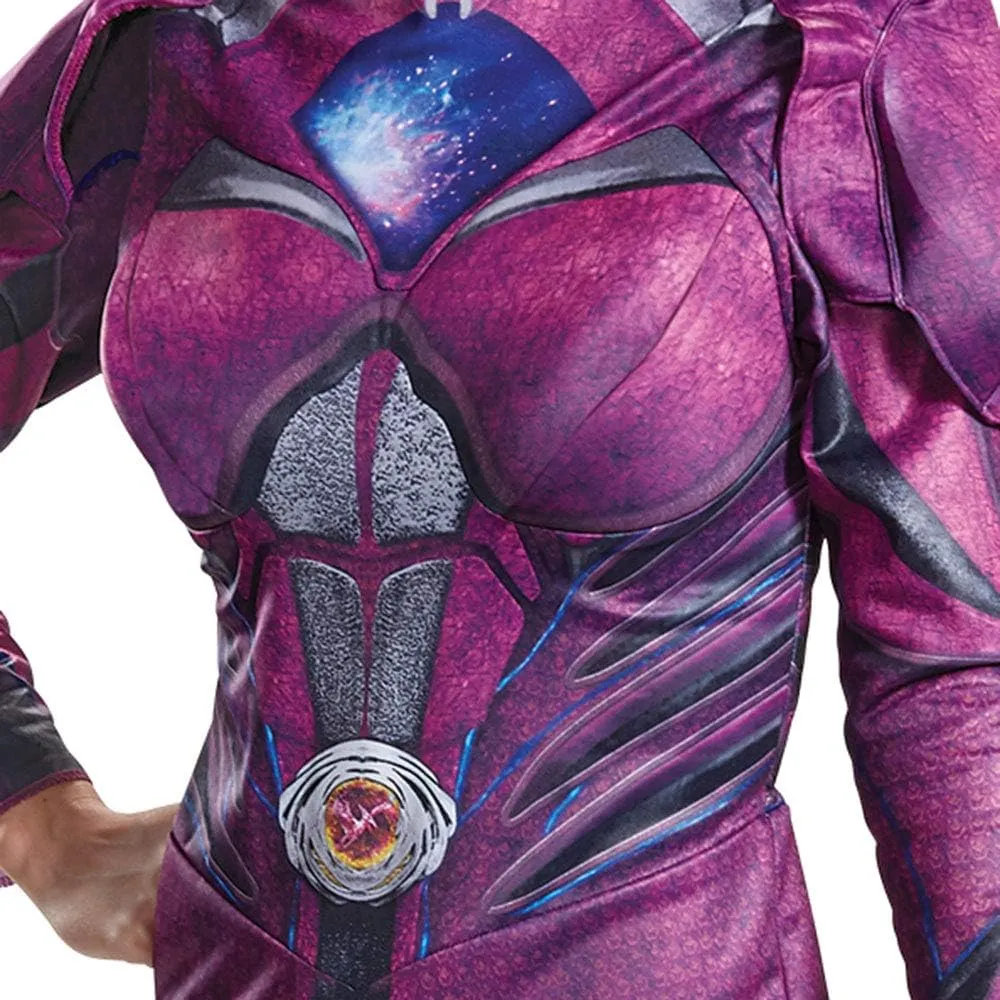 Disguise Women's Pink Ranger Movie Deluxe Adult Costume