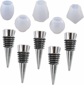 Diy Red Wine Cork Molds Decorative Wine Stoppers Wine Bottle Stoppers Molds Cute Design