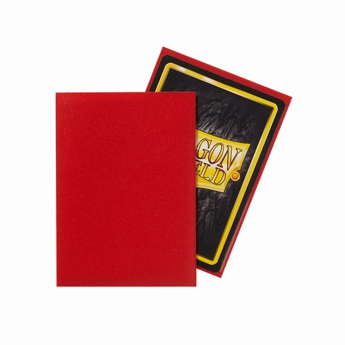 Dragon Shield - Standard Crimson Matte Sleeves 100 pack