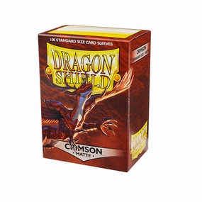 Dragon Shield - Standard Crimson Matte Sleeves 100 pack