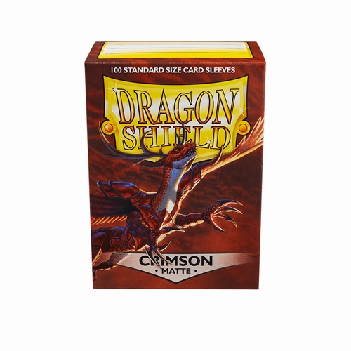 Dragon Shield - Standard Crimson Matte Sleeves 100 pack