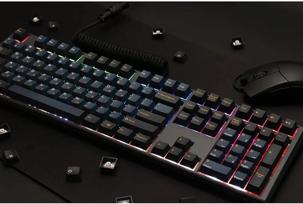 Ducky One 3 Pro Nazca 8K Hotswap RGB Triple Shot PBT Mechanical Keyboard - Cherry MX2A Red