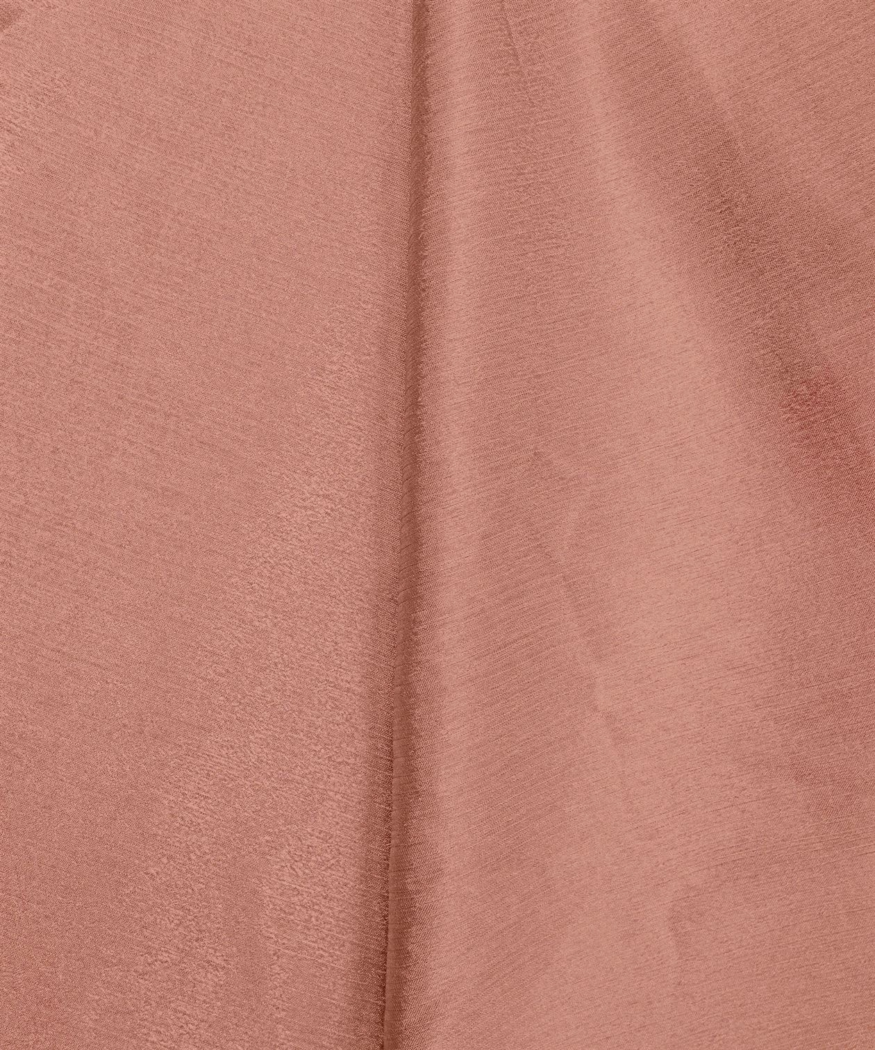 Dusty Peach Plain Dyed Bright Chiffon Fabric