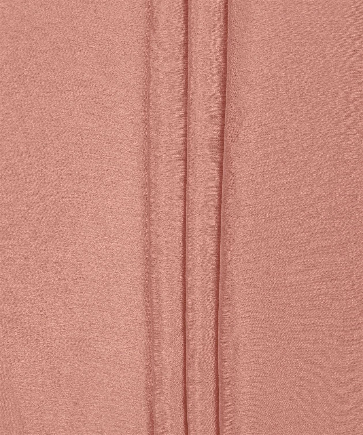 Dusty Peach Plain Dyed Bright Chiffon Fabric