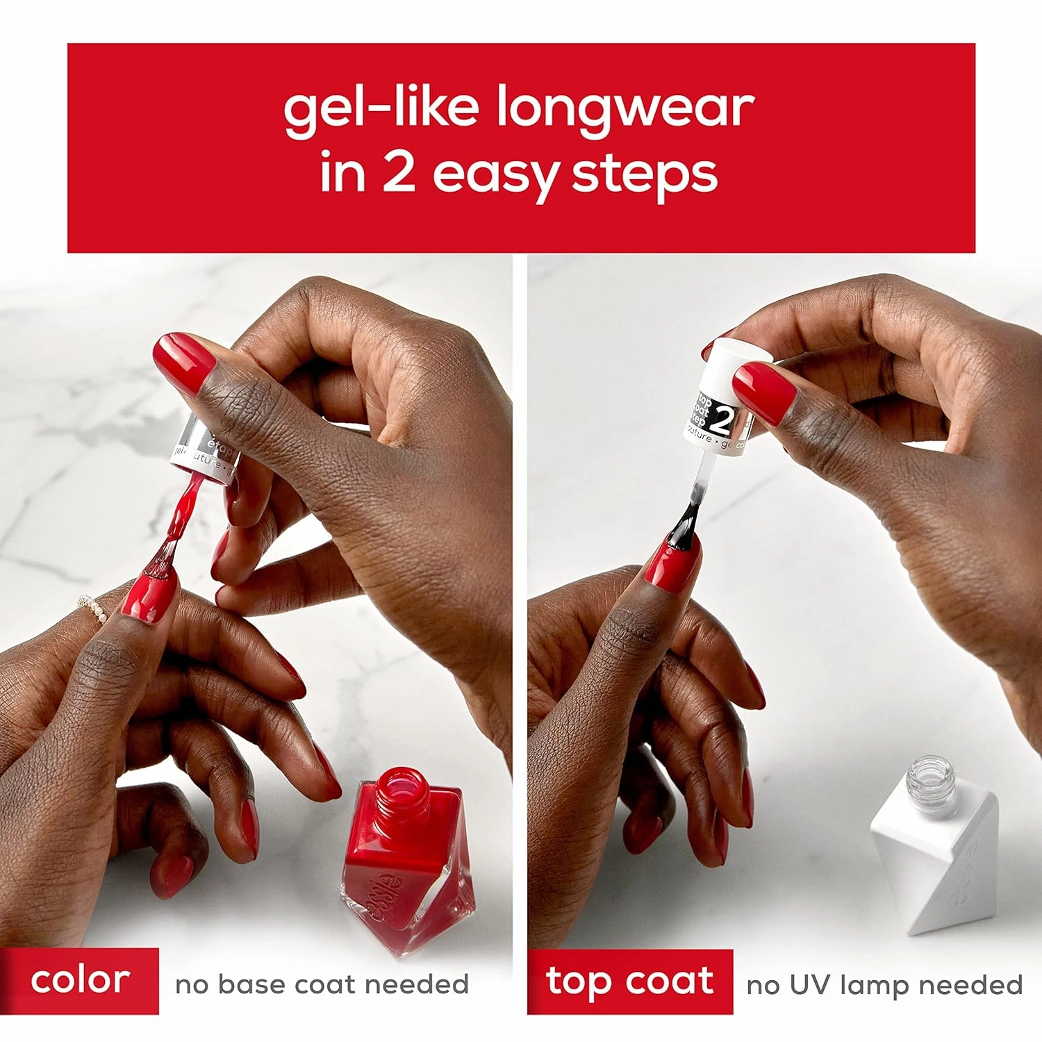 essie gel couture, Long-Lasting Nail Polish, 8-free Vegan, Fashion Freedom, Gray, Tassel Free, 0.46 fl oz