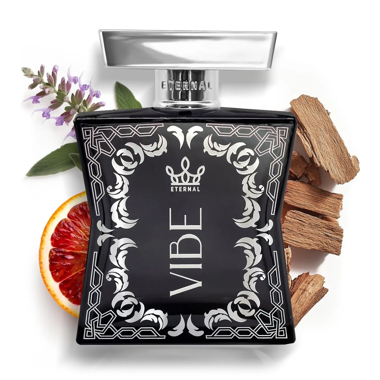 Eternal Vibe EDP Inspired by Legend Red, 3.4 oz (100ml) Long-lasting, Vegan, Clean Ingredients, Cologne Spray, 2000 sprays per bottle