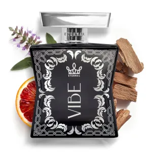 Eternal Vibe EDP Inspired by Legend Red, 3.4 oz (100ml) Long-lasting, Vegan, Clean Ingredients, Cologne Spray, 2000 sprays per bottle
