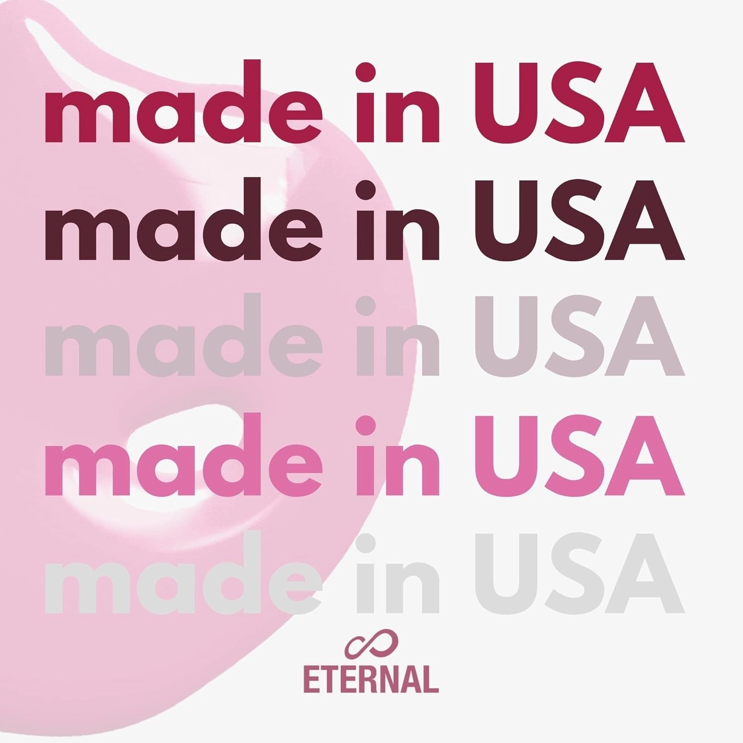Eternal Red Nail Polish Set for Women (ROSE ALL DAY) - Pink Nail Polish Set for Girls - Long Lasting & Quick White Nail Polish for Home DIY Manicure & Pedicure - Made in USA, 13.5mL (Set of 5)