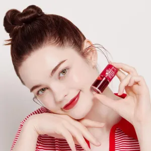 ETUDE Dear Darling Water Gel Luminous Lip & Cheek Tint| Long Lasting, Waterproof, Smudgeproof |Korean Makeup|Shade-02,Cherry-9Gm