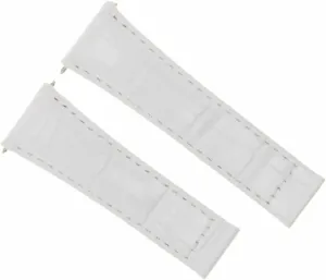 Ewatchparts 20mm Leather Watch Band Strap Compatible With All Rolex Daytona Watch Short, Regular, Long