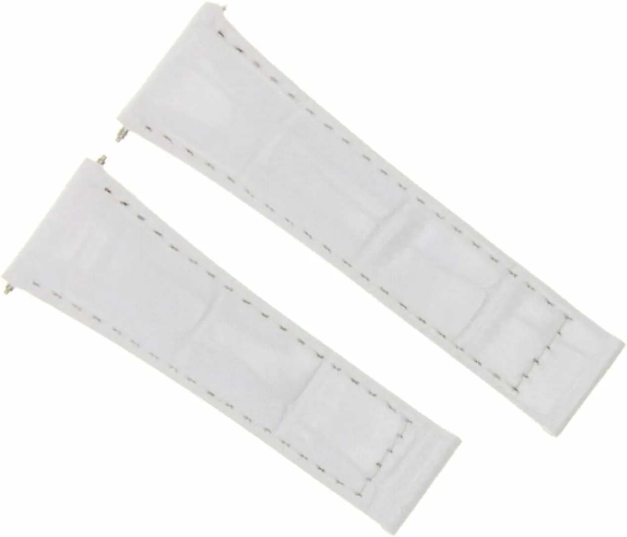 Ewatchparts 20mm Leather Watch Band Strap Compatible With All Rolex Daytona Watch Short, Regular, Long