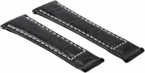 Ewatchparts 20mm Leather Watch Band Strap Compatible With All Rolex Daytona Watch Short, Regular, Long