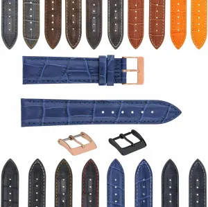Ewatchparts 22mm - 24mm Rubber Diver Watch Band Strap Compatible With Panerai GMT Marina Luminor Radiomir