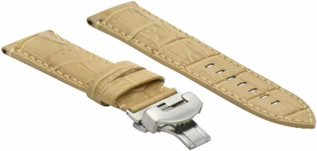 Ewatchparts 22mm - 24mm Rubber Diver Watch Band Strap Compatible With Panerai GMT Marina Luminor Radiomir
