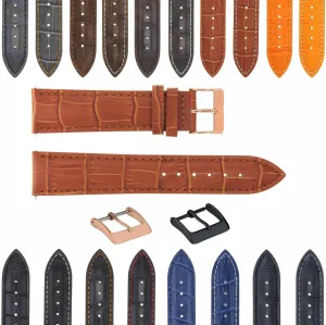 Ewatchparts 22mm - 24mm Rubber Diver Watch Band Strap Compatible With Panerai GMT Marina Luminor Radiomir