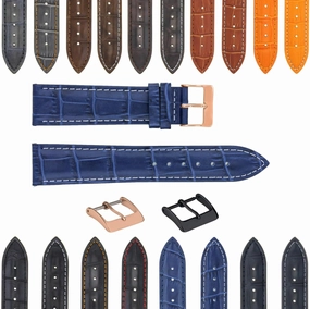Ewatchparts 22mm - 24mm Rubber Diver Watch Band Strap Compatible With Panerai GMT Marina Luminor Radiomir