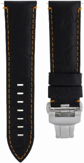 Ewatchparts 22mm - 24mm Rubber Diver Watch Band Strap Compatible With Panerai GMT Marina Luminor Radiomir