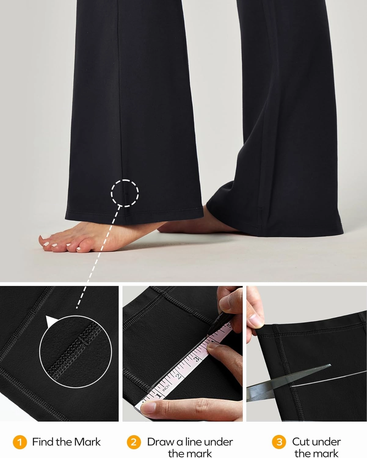 Ewedoos Bootcut Yoga Pants with Pockets for Women Wide Leg Pants Woman High Waisted Stretchy Work Pants for Yoga Workout
