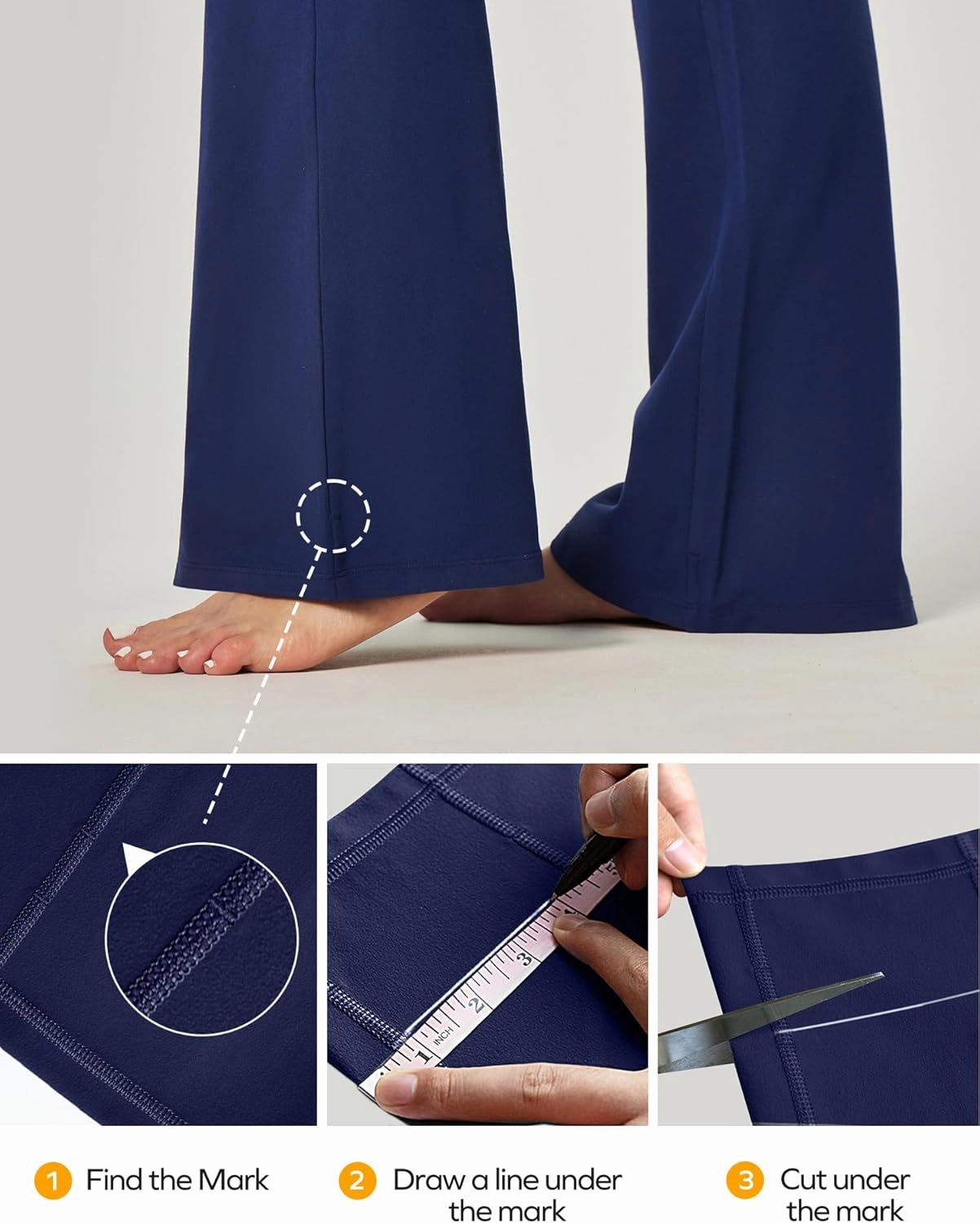 Ewedoos Bootcut Yoga Pants with Pockets for Women Wide Leg Pants Woman High Waisted Stretchy Work Pants for Yoga Workout