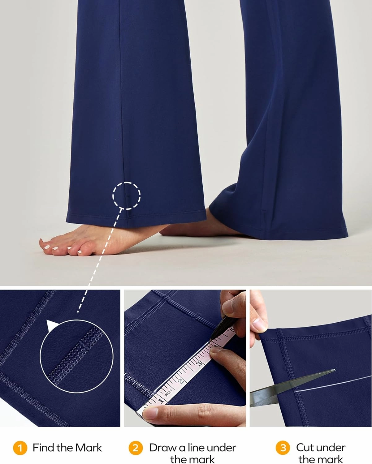 Ewedoos Bootcut Yoga Pants with Pockets for Women Wide Leg Pants Woman High Waisted Stretchy Work Pants for Yoga Workout