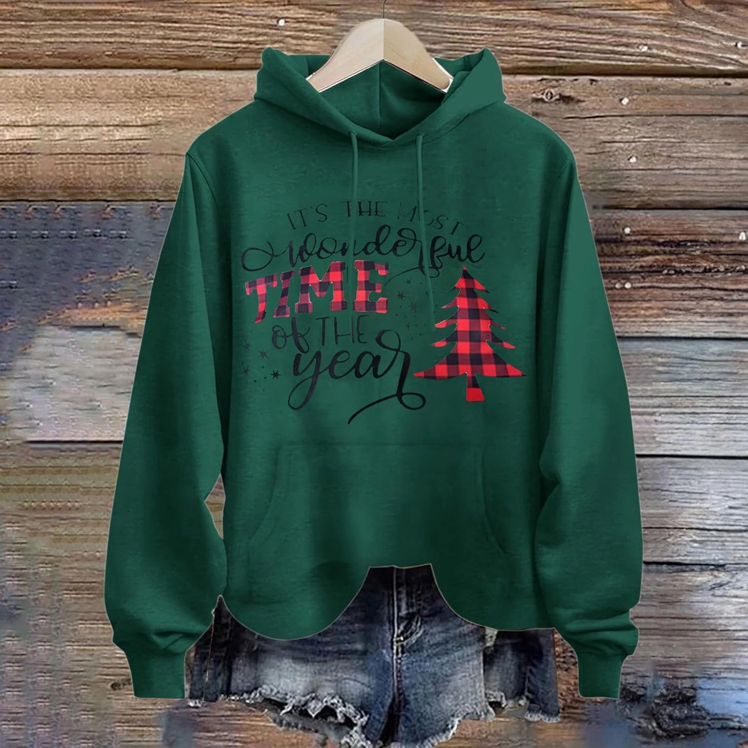 Fall Womens Clothes Printed Long Sleeve Hooded Sweatshirt Top Womens Long Coat Womens Shirt Vintage