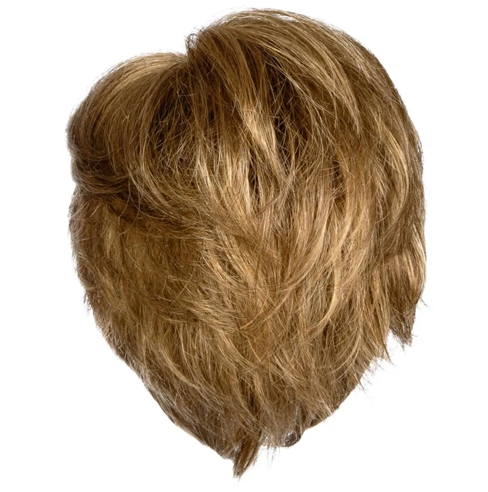 Femme & Flirty Short Shag Wig, Lightweight Volumous Style With Soft Layers, Average Cap, GL11-25SS Honey Pecan