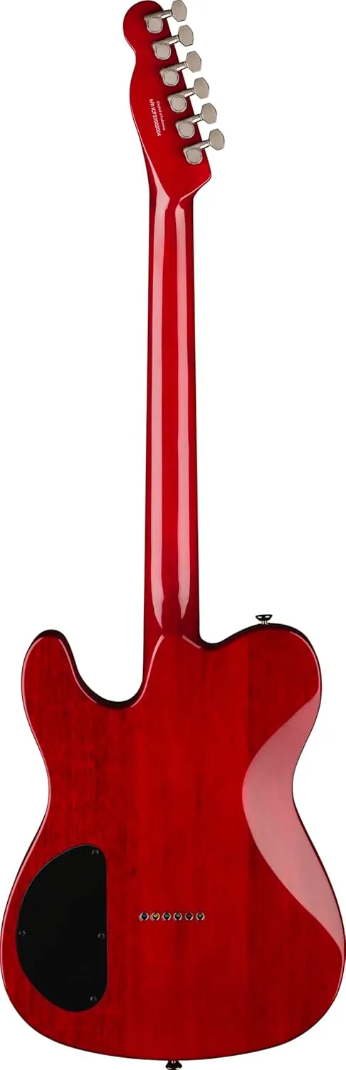 Fender Special Edition Custom Telecaster FMT Electric Guitar, Crimson Red Transparent, Laurel Fingerboard