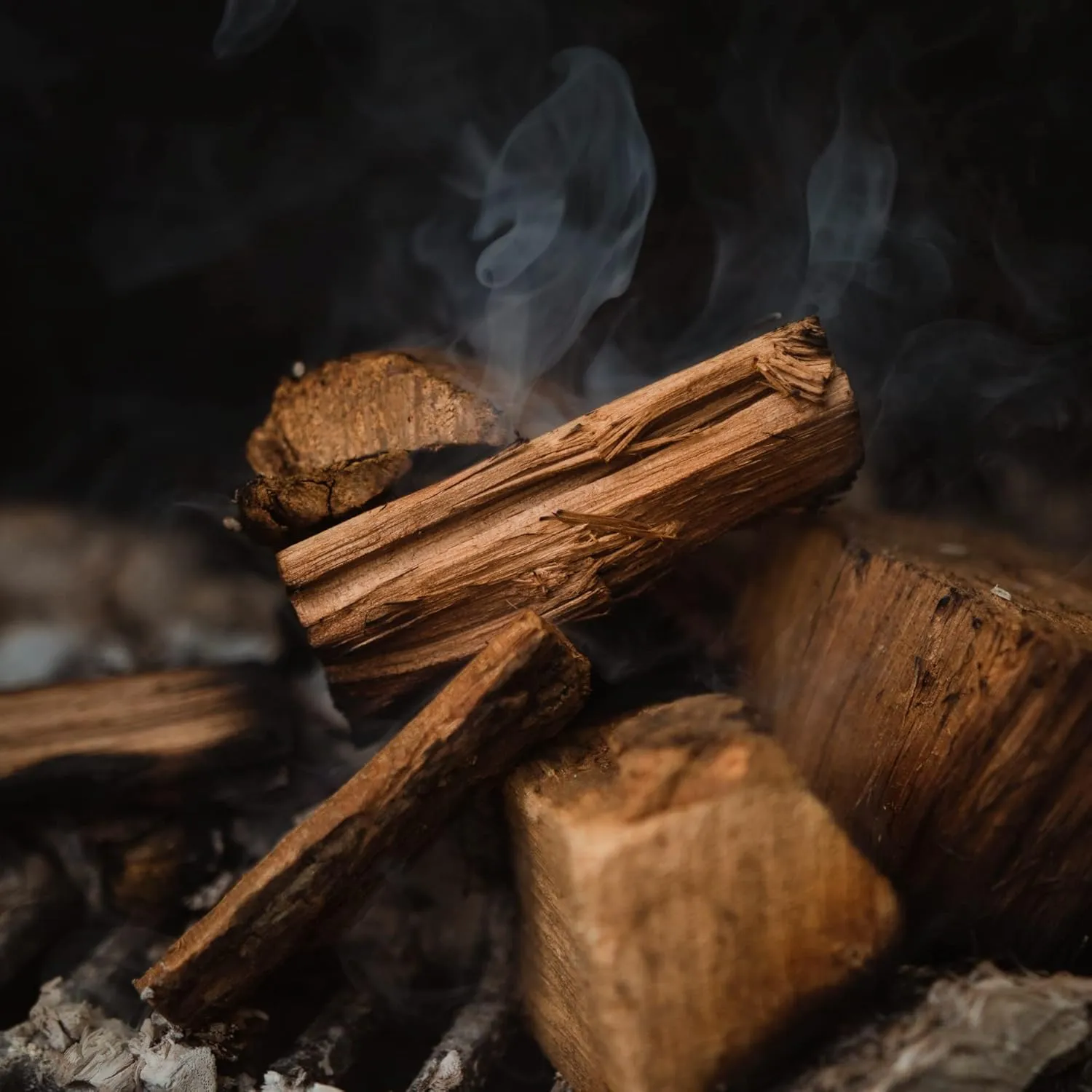 Fire & Flavor Cherry Wood Chunks for Smoking and Grilling - All-Natural, Long-Lasting with a Mildly Sweet Flavor - Large Chunk Wood Chips for Smokers,Red