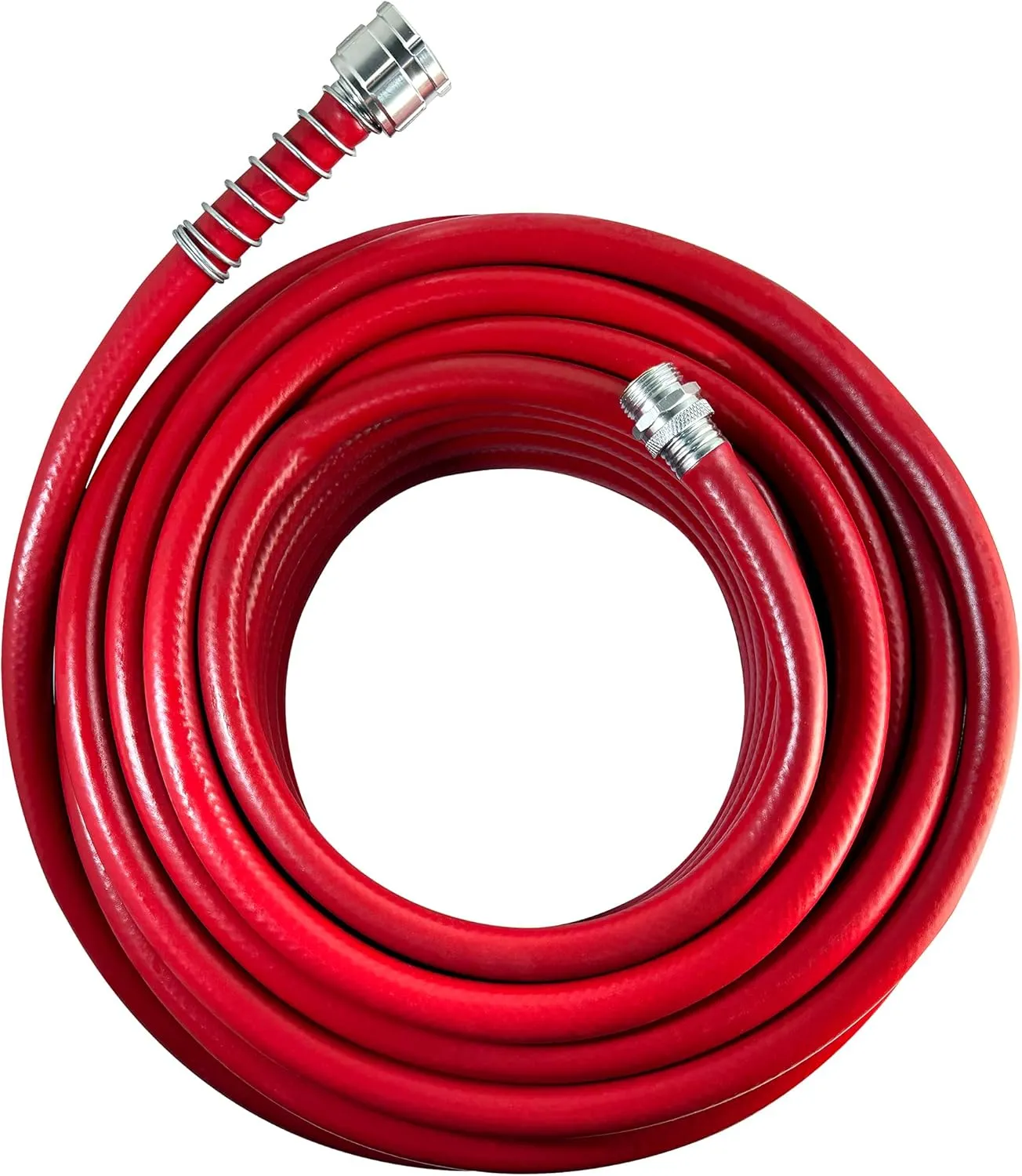 Flexon FA58100CN Farm and Ranch Garden Hose, 100 ft, Red
