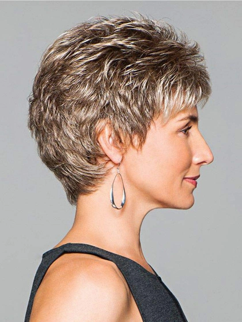 Flirt Average Cap Wig Color GL 38-48 SUGARED SMOKE - Gabor Wigs Short Precision Layering Small Curls FlexLite Synthetic Women's Capless Persoanl Fit Bundle with MaxWigs Hairloss Booklet
