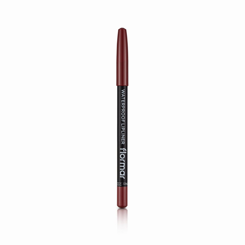 Flormar Waterproof Lipliner Pencil 222 Crimson Brown - 1.14 g