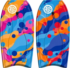 Foam Bodyboard 40" | Bodyboards for Recreational Beginners and All Surfing Levels | Contoured Deck and Channel Bottom | for Lake Pool Ocean Beach Wave Riding 2 Pack
