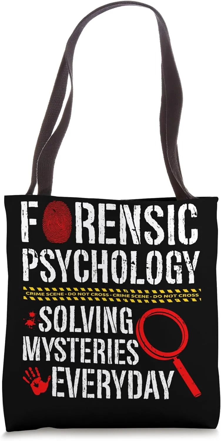 Forensic Psychology Solving Mysteries Everyday Art Tote Bag