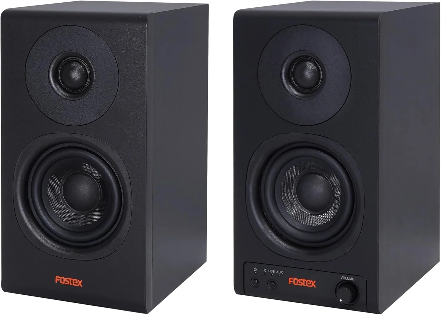 Fostex PM0.3BD 3" 2-Way 30W Active Speaker System with Bluetooth and USB-DAC (Pair)