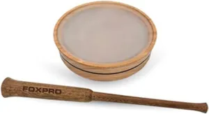 FOXPRO Honey Pot Crystal Call for Turkey Hunting Honey Locust Wood Pot and One-Piece Ipe Striker